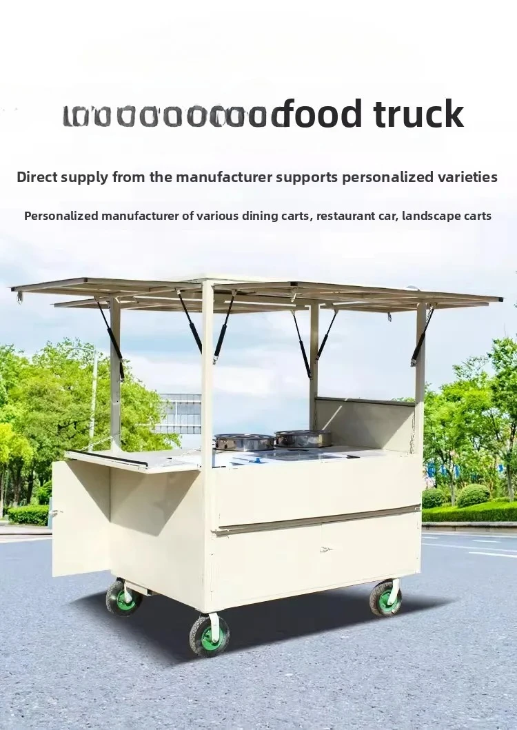 Fresh-keeping dining car with freezer Night market stall Multi-function car
Fresh-keeping dining car with freezer Night market stall Multi-function car