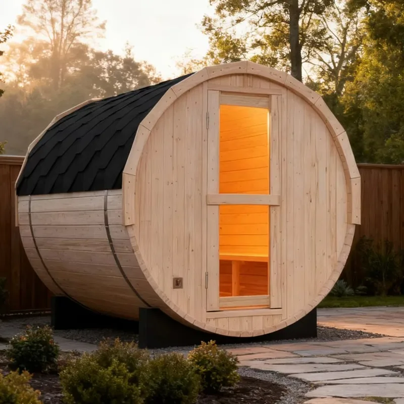 2-4 Person Outdoor Barrel Sauna - Premium White Pine Construction | Backyard Steam Relaxation Haven Customized
2-4 Person Outdoor Barrel Sauna - Premium White Pine Construction | Backyard Steam Relaxation Haven Customized