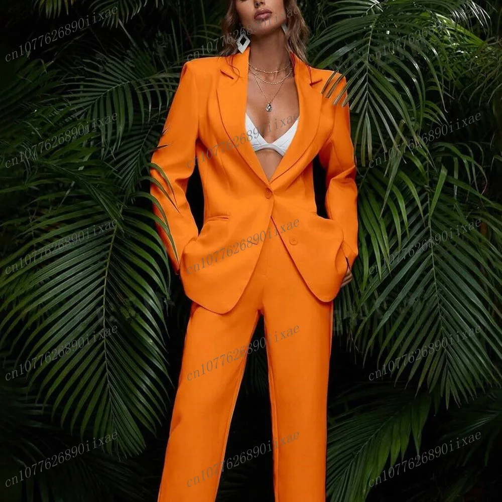 New Orange Lady Formal Business Office Women Suits Mother Wedding Party Special Occasions Ladies Two-Piece Set Jacket Pants
New Orange Lady Formal Business Office Women Suits Mother Wedding Party Special Occasions Ladies Two-Piece Set Jacket Pants