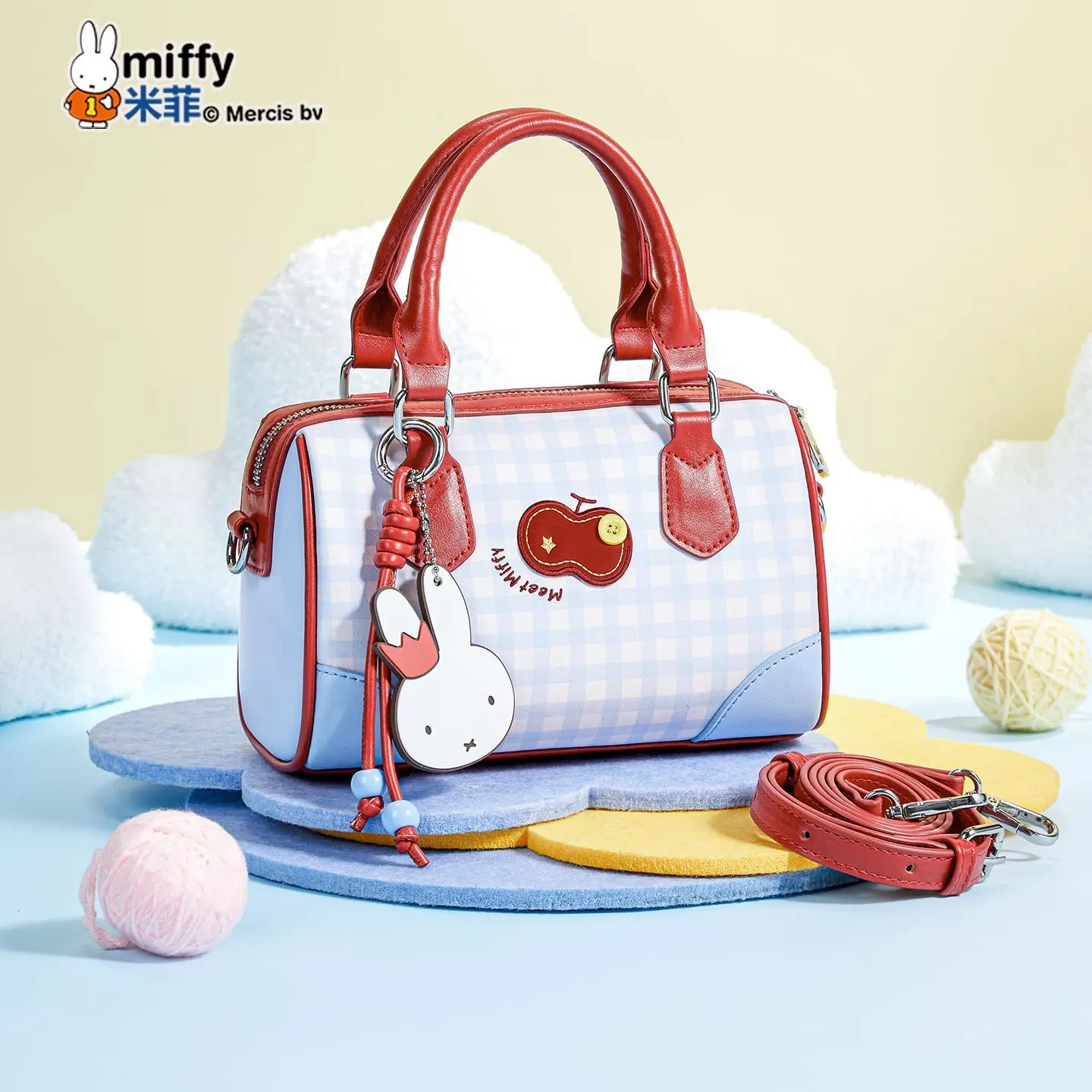 Miffy Handbag Contrasting Colors Plaid Red Apple Christmas 2026 New Fresh Versatile Fashion Crossbody One Shoulder Bag Lovely
Miffy Handbag Contrasting Colors Plaid Red Apple Christmas 2026 New Fresh Versatile Fashion Crossbody One Shoulder Bag Lovely