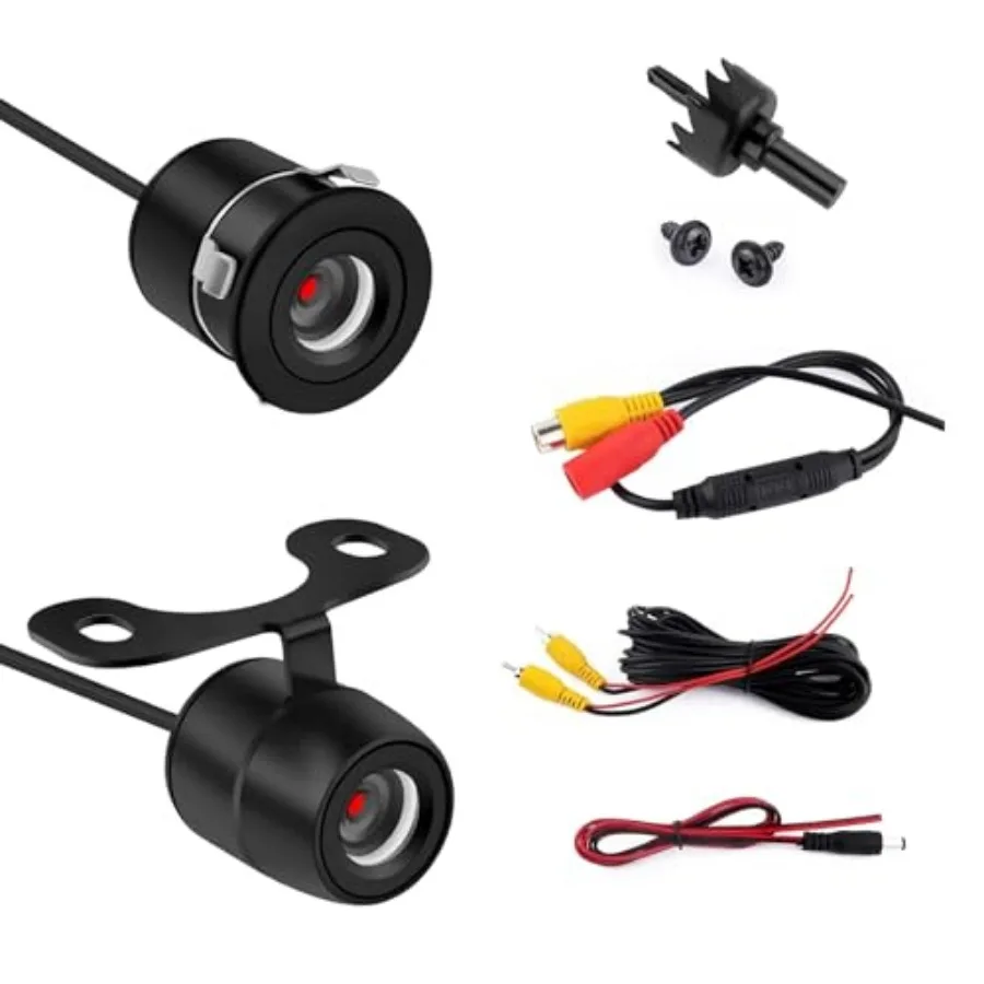 Pack-1 Car Rear View Camera Kit 170 Degree Wide-Angle Dymic Path Guide Line Camera IP68 Waterproof HD Night Vision Reversing Ca
Pack-1 Car Rear View Camera Kit 170 Degree Wide-Angle Dymic Path Guide Line Camera IP68 Waterproof HD Night Vision Reversing Ca