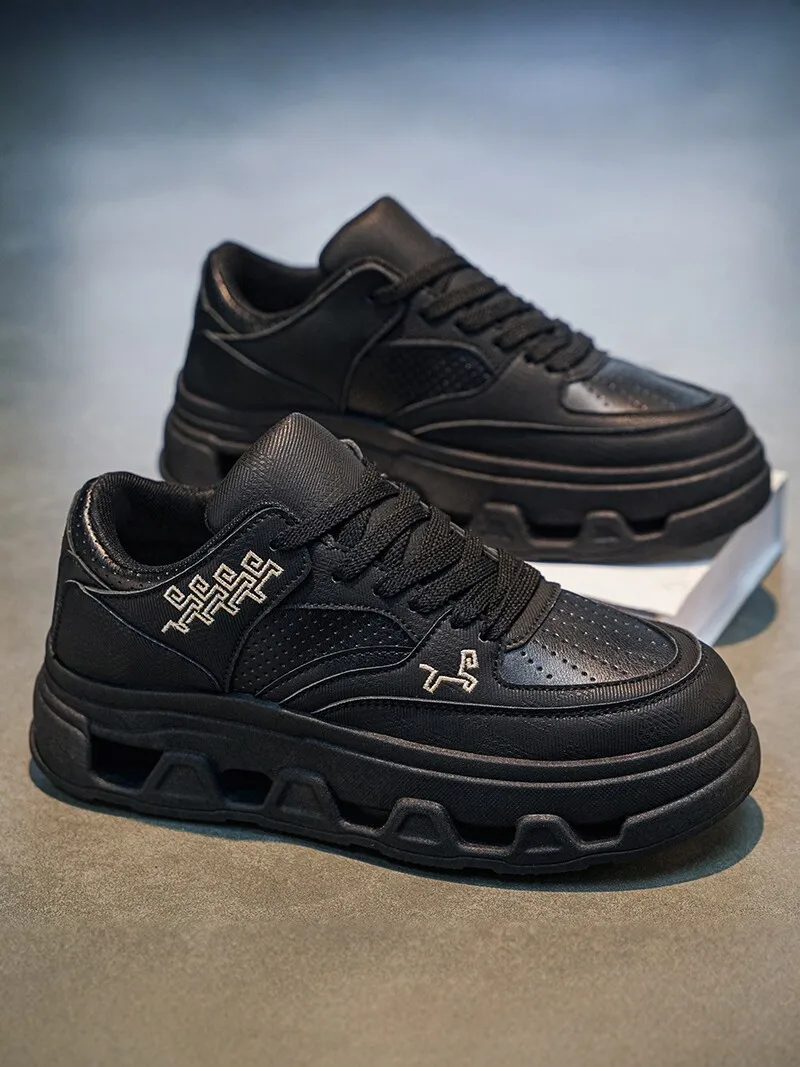 Men's Casual Shoes 2026 New Style Summer Trendy Brand High-End All-Match Increased Friction-Resistant Pure Black Sports Shoes
Men's Casual Shoes 2026 New Style Summer Trendy Brand High-End All-Match Increased Friction-Resistant Pure Black Sports Shoes