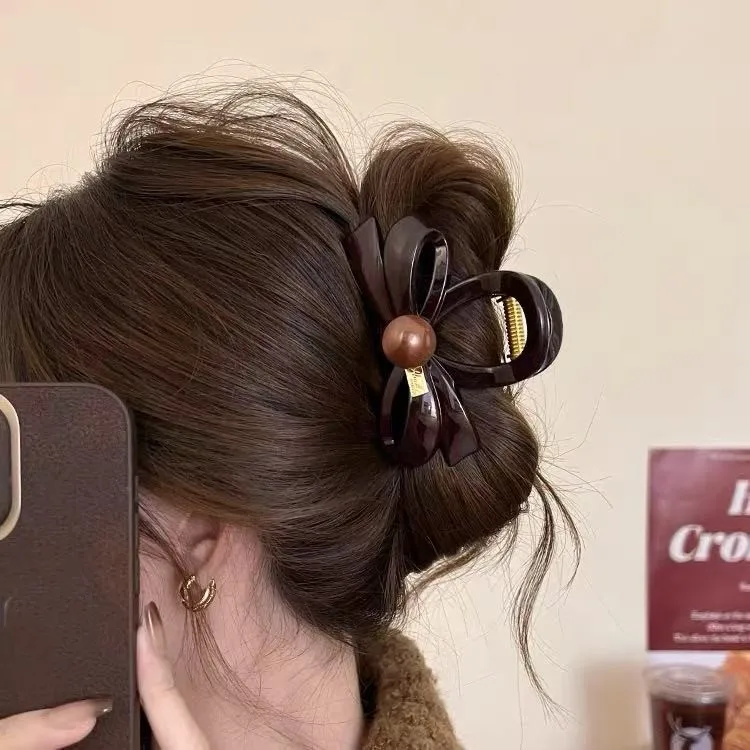 1PCS Sweet Bow Shiny Coffee Brown Hair Claw Clip - High Quality Hair Accessory
1PCS Sweet Bow Shiny Coffee Brown Hair Claw Clip - High Quality Hair Accessory