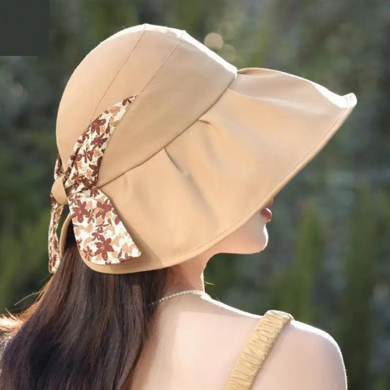 Spring Summer Hats For Women Wide Brim Floral Bow Bucket Hat Foldable Fisherman Cap Sun Hat Uv Protection Sunscreen Sunhat Korea
Spring Summer Hats For Women Wide Brim Floral Bow Bucket Hat Foldable Fisherman Cap Sun Hat Uv Protection Sunscreen Sunhat Korea
