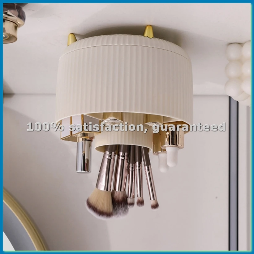 Органайзер для кистей для макияжа, 360° ° Вращающийся держатель для карандашей и ручек, аксессуары для рабочего стола, подставка для кистей для макияжа с 5 отделениями-ABLL
Органайзер для кистей для макияжа, 360° ° Вращающийся держатель для карандашей и ручек, аксессуары для рабочего стола, подставка для кистей для макияжа с 5 отделениями-ABLL