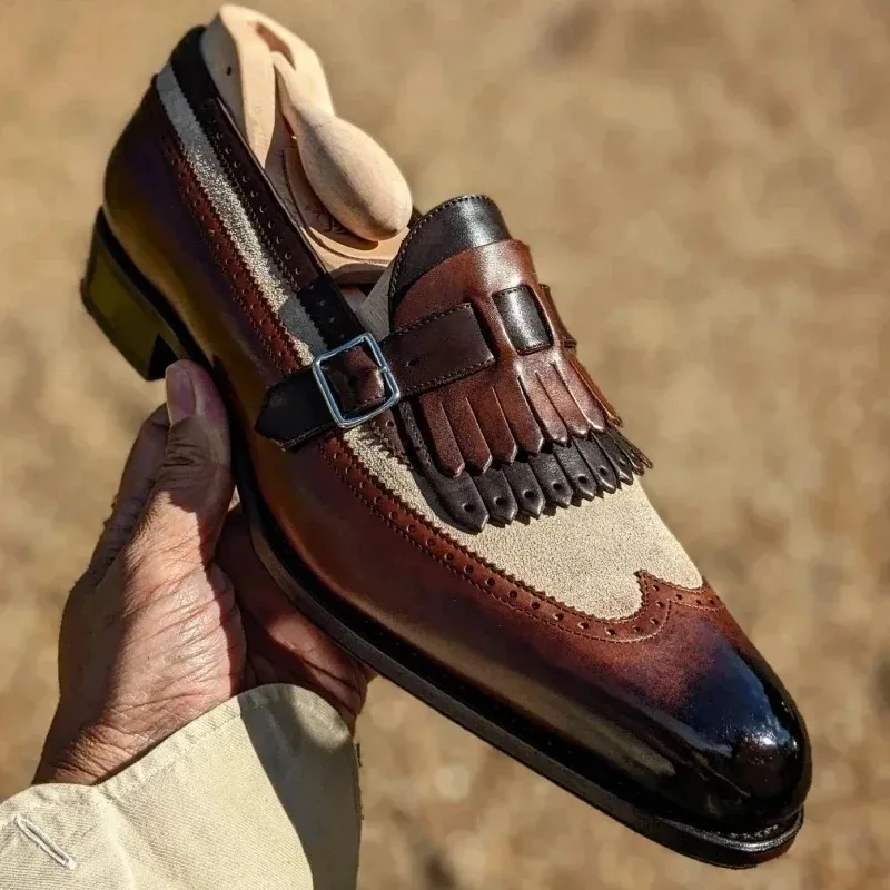 Men's Dress Shoes Fashion Classic Comfortable Loafers Pointed Metal Buckle Party Office Business Shoes for Men Zapatos De Hombre
Men's Dress Shoes Fashion Classic Comfortable Loafers Pointed Metal Buckle Party Office Business Shoes for Men Zapatos De Hombre