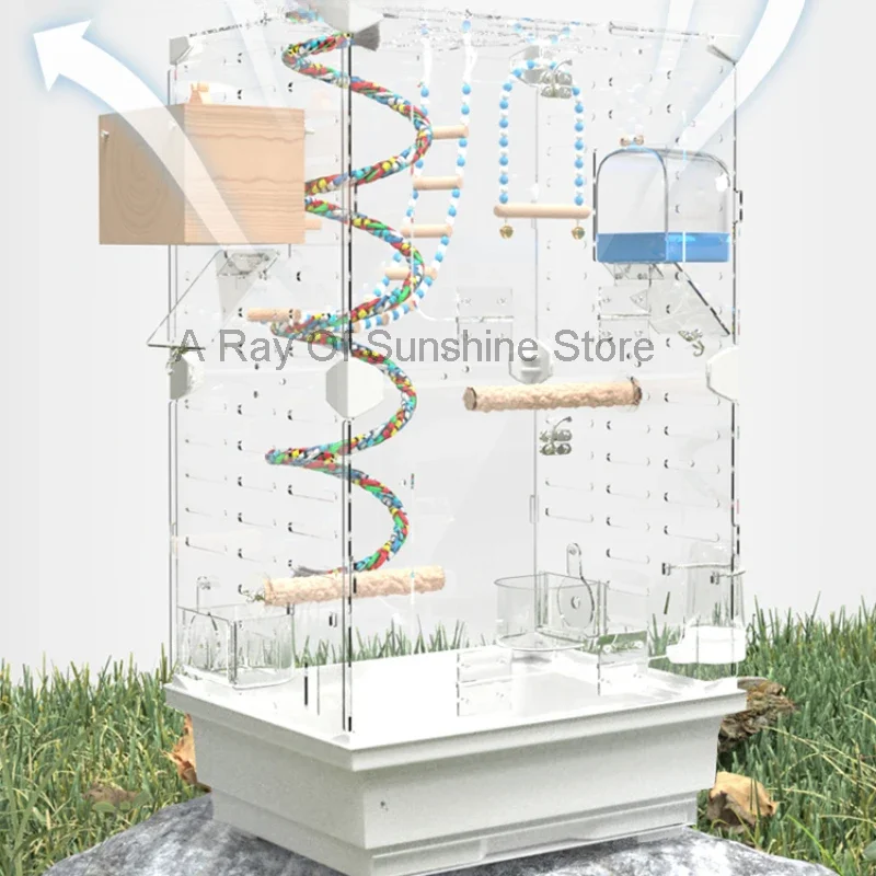 Villa Toys Hamster Bird Cage House Aviary Chicken Speciality Bird Cage Luxury Budgie Gabbia Pappagallo Pet Products RR50BC
Villa Toys Hamster Bird Cage House Aviary Chicken Speciality Bird Cage Luxury Budgie Gabbia Pappagallo Pet Products RR50BC