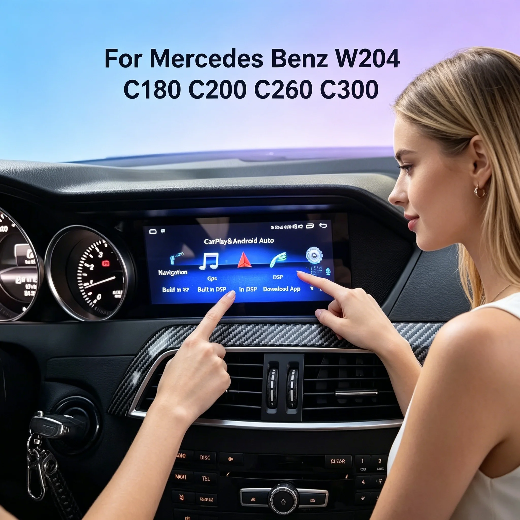 8.8 Inch IPS Touch Screen Carplay Radio For Mercedes W204 2011-2014 8+128GB RAM GPS Navi Head Unit Player Wireless Carplay
8.8 Inch IPS Touch Screen Carplay Radio For Mercedes W204 2011-2014 8+128GB RAM GPS Navi Head Unit Player Wireless Carplay