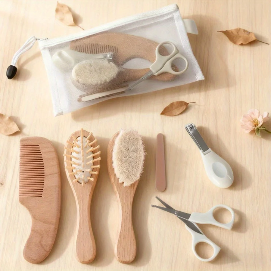 Набор для ухода за ребенком из 6 предметов - мягкая щетка для чистки кожи головы новорожденных, массажная расческа из бука, расческа на воздушной подушке, машинка для стрижки ногтей, резак для ногтей
Набор для ухода за ребенком из 6 предметов - мягкая щетка для чистки кожи головы новорожденных, массажная расческа из бука, расческа на воздушной подушке, машинка для стрижки ногтей, резак для ногтей