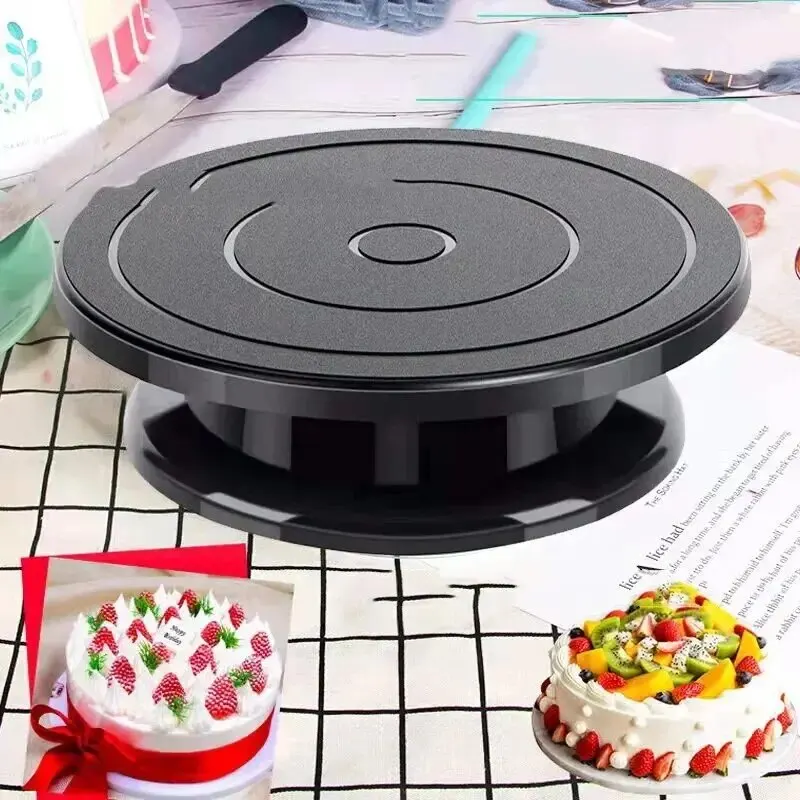 1pc 11 - Inch Plastic Revolving Cake Decorating Stand, Turntable for Cake Icing, Painting & Rotating Display
1pc 11 - Inch Plastic Revolving Cake Decorating Stand, Turntable for Cake Icing, Painting & Rotating Display