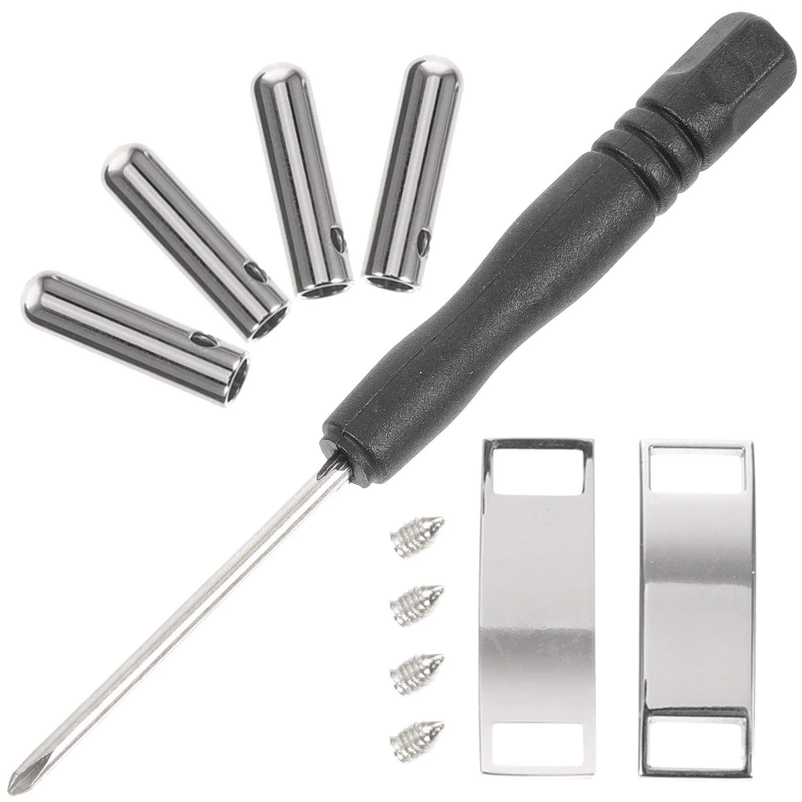 1Set Metal Shoelaces Tips Buckles Reliable Shoe Lace Tip Ends Screwdriver Set for Sports Pants Shoelaces Buckles 
1Set Metal Shoelaces Tips Buckles Reliable Shoe Lace Tip Ends Screwdriver Set for Sports Pants Shoelaces Buckles