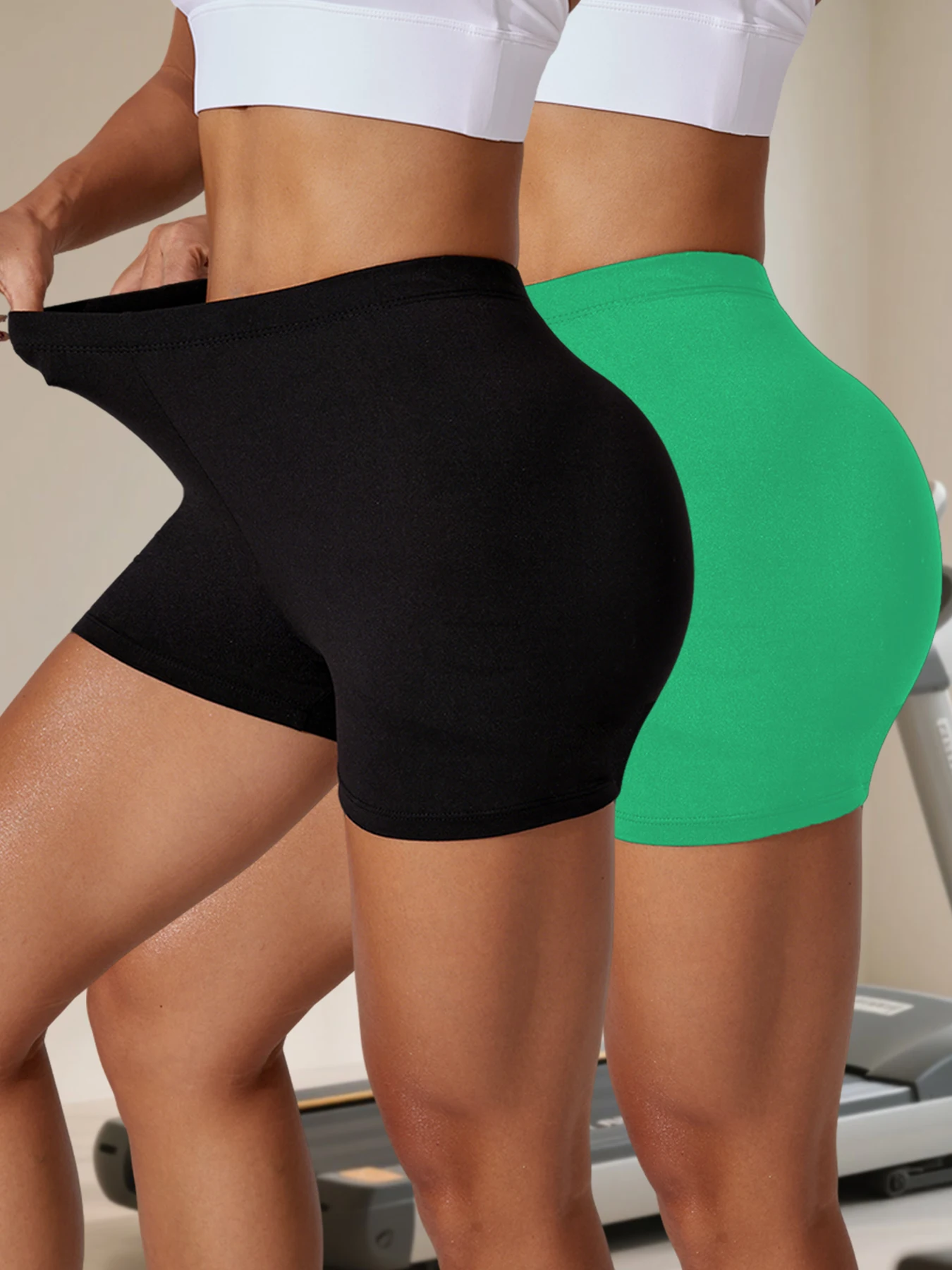 2 pack Women's Workout Biker Shorts Super Soft, Squat Proof High Elastic Yoga Running Cycling Gym Fitness Athletic Wear Shorts
2 pack Women's Workout Biker Shorts Super Soft, Squat Proof High Elastic Yoga Running Cycling Gym Fitness Athletic Wear Shorts