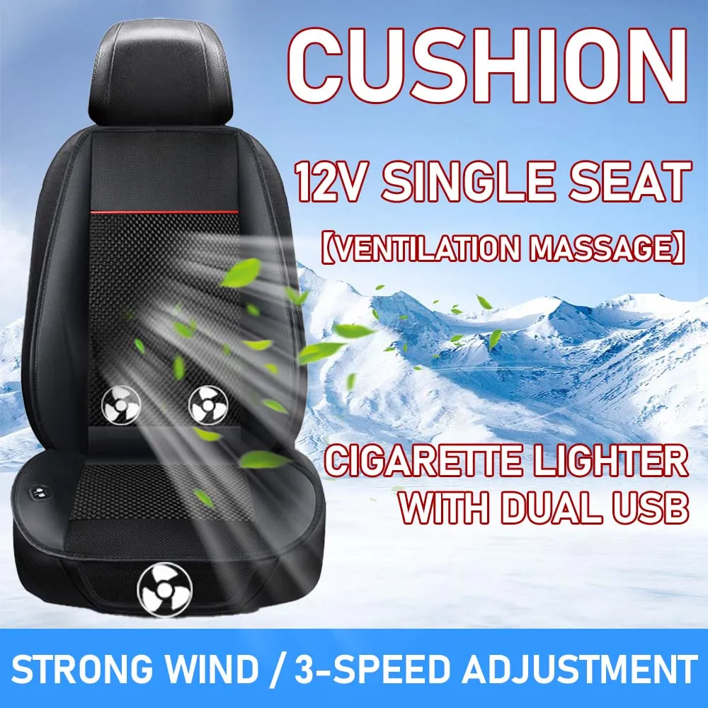 Car Seat Cooling Massage Cushion 12V 3D Spacer with 3Fan Ventilated Massage Seat Cover Universal Auto Sitzkühlung Massageauflage
Car Seat Cooling Massage Cushion 12V 3D Spacer with 3Fan Ventilated Massage Seat Cover Universal Auto Sitzkühlung Massageauflage