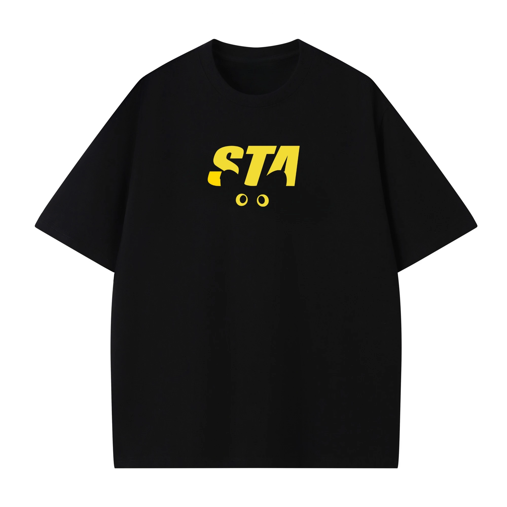 STA Flagship Store Cat Eye Printing Short-sleeved Men's and Women's Summer New American Trendy Brand Heavy Cotton Black T-shirt
STA Flagship Store Cat Eye Printing Short-sleeved Men's and Women's Summer New American Trendy Brand Heavy Cotton Black T-shirt