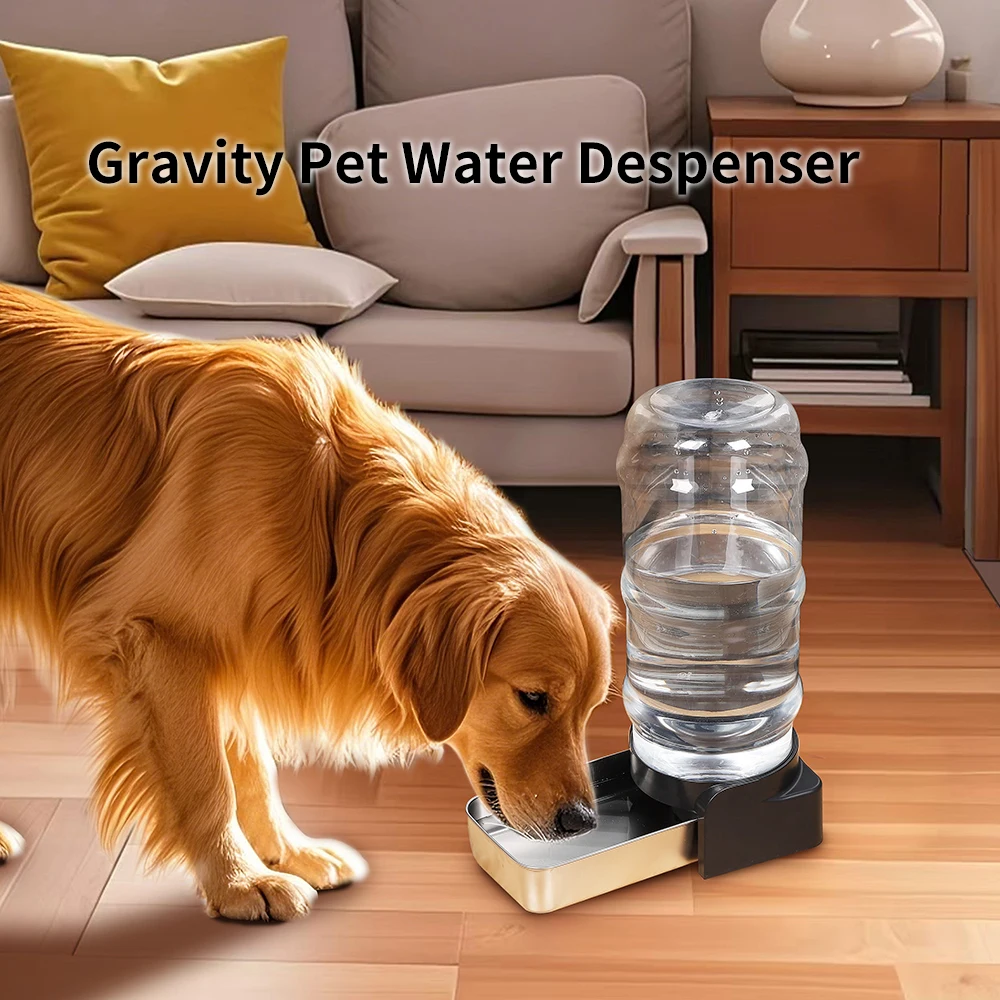 Gravity Pet Feeder Siphon Stainless Steel Large Capacity Drinking Fountain Transparent Bucket Drinker for Large Dogs
Gravity Pet Feeder Siphon Stainless Steel Large Capacity Drinking Fountain Transparent Bucket Drinker for Large Dogs