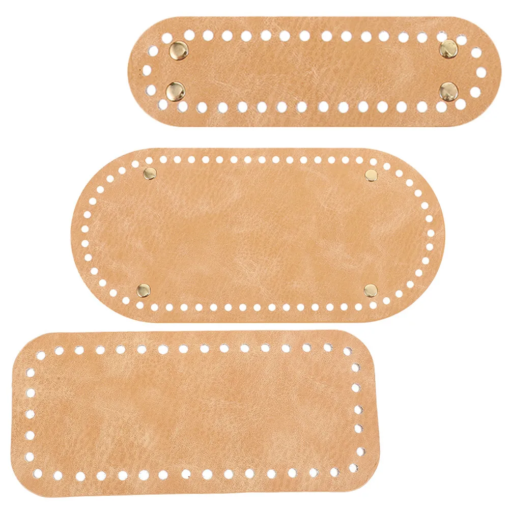 3Pcs PU Bag Bottom Bases Shapers DIY Knitting Repair Handmade Bag Accessories Durable Protection Pads Handbag Base
3Pcs PU Bag Bottom Bases Shapers DIY Knitting Repair Handmade Bag Accessories Durable Protection Pads Handbag Base