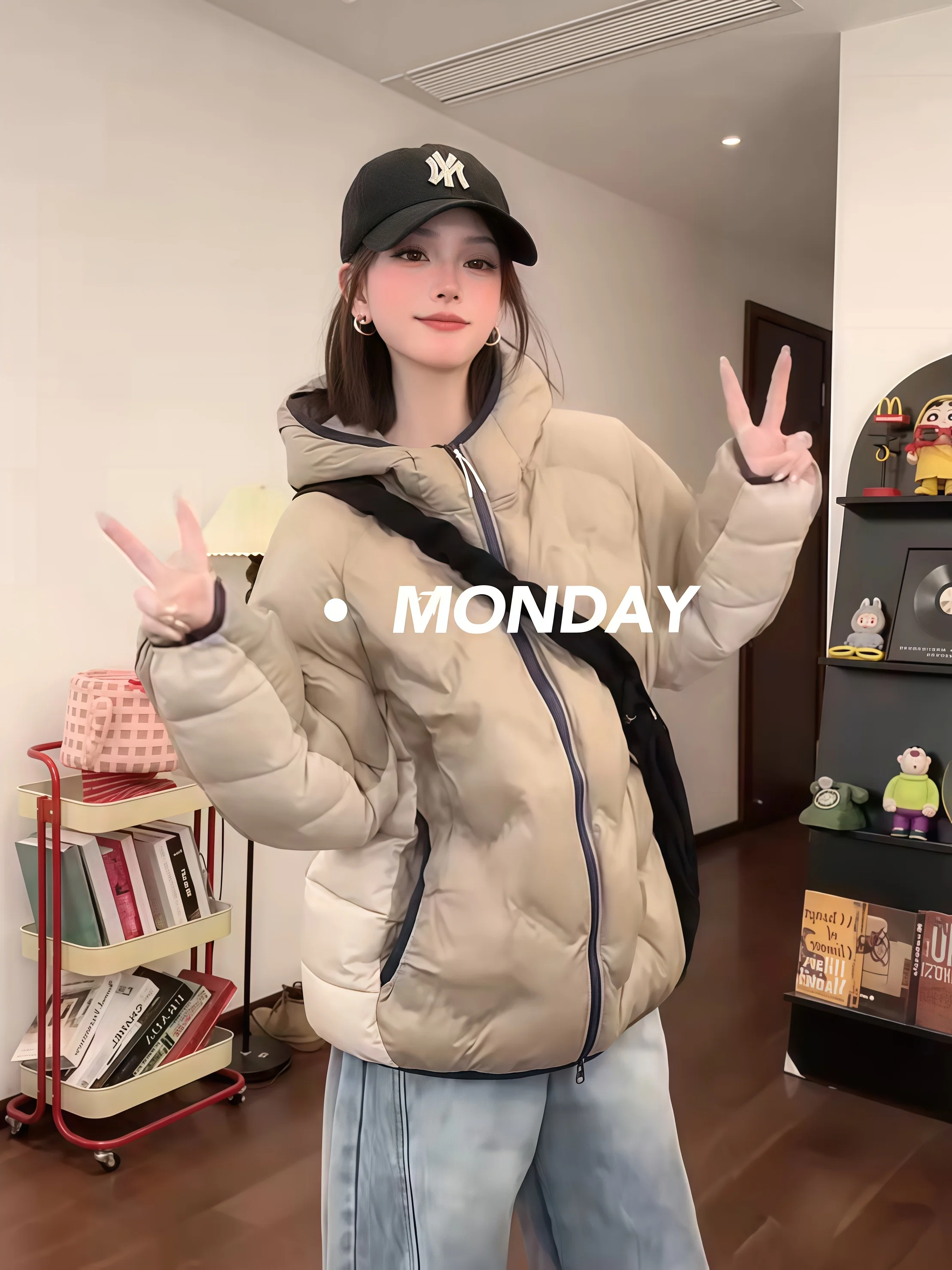 Lightweight down Cotton Jaet Hooded Men's Winter Coat Thermal Loing Zipper Closure Color Blo Design Casual Youth Faion
Lightweight down Cotton Jaet Hooded Men's Winter Coat Thermal Loing Zipper Closure Color Blo Design Casual Youth Faion