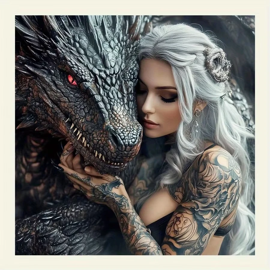 500PCS 51X51CM Jigsaw Puzzle, Woman and Black Dragon Puzzle, Perfect for DIY Creative Fun with Family,Gift ,teasing Toy
500PCS 51X51CM Jigsaw Puzzle, Woman and Black Dragon Puzzle, Perfect for DIY Creative Fun with Family,Gift ,teasing Toy