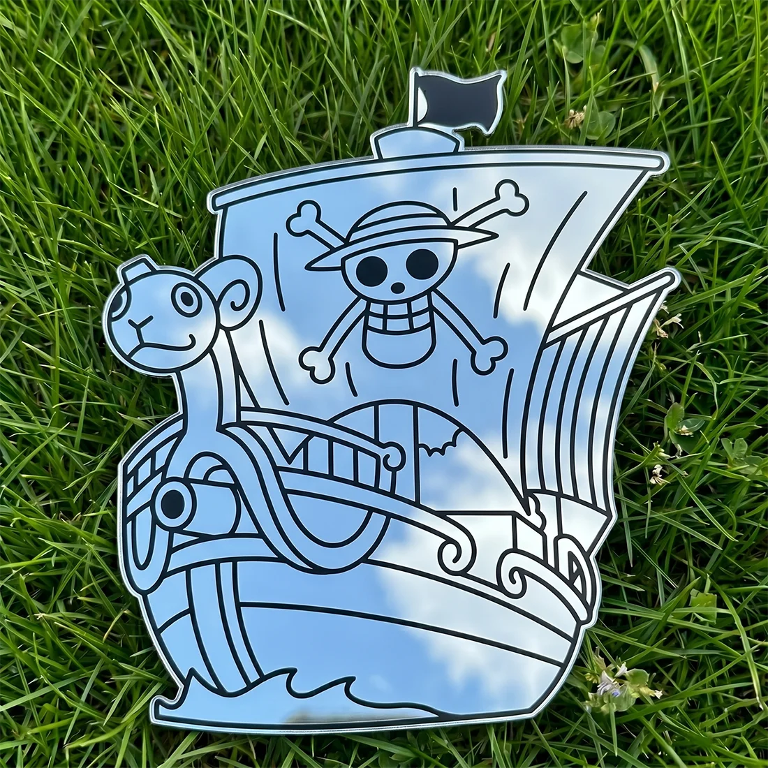 One Piece Anime Mirror Cartoon Easy to Install Ship Shape Wall Art Mirror for Fans Gift Living Room Game Room
One Piece Anime Mirror Cartoon Easy to Install Ship Shape Wall Art Mirror for Fans Gift Living Room Game Room