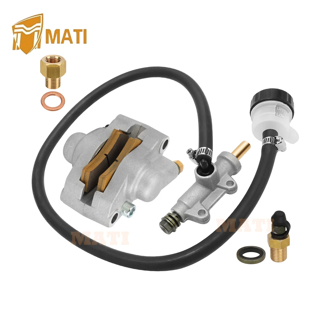 MATI Rear Brake Caliper & Master Cylinder for 1998-2002 Polaris Sportsman 500 400 335 Diesel 455 Worker 335 500 1910301 1930818
MATI Rear Brake Caliper & Master Cylinder for 1998-2002 Polaris Sportsman 500 400 335 Diesel 455 Worker 335 500 1910301 1930818