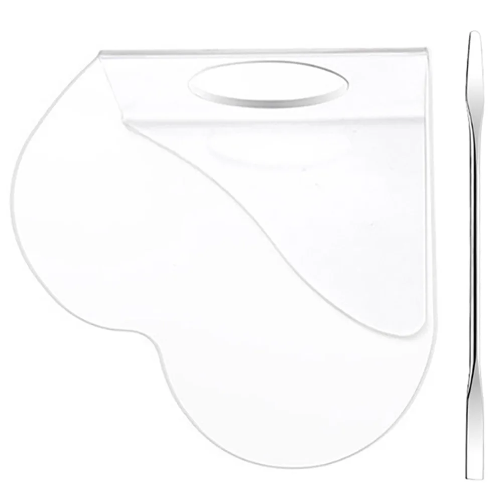 1Set Heart Shape Acrylic Makeup Mixing Palette Stainless Steel Spatula Foundation Blending Plate Portable Travel Tool
1Set Heart Shape Acrylic Makeup Mixing Palette Stainless Steel Spatula Foundation Blending Plate Portable Travel Tool