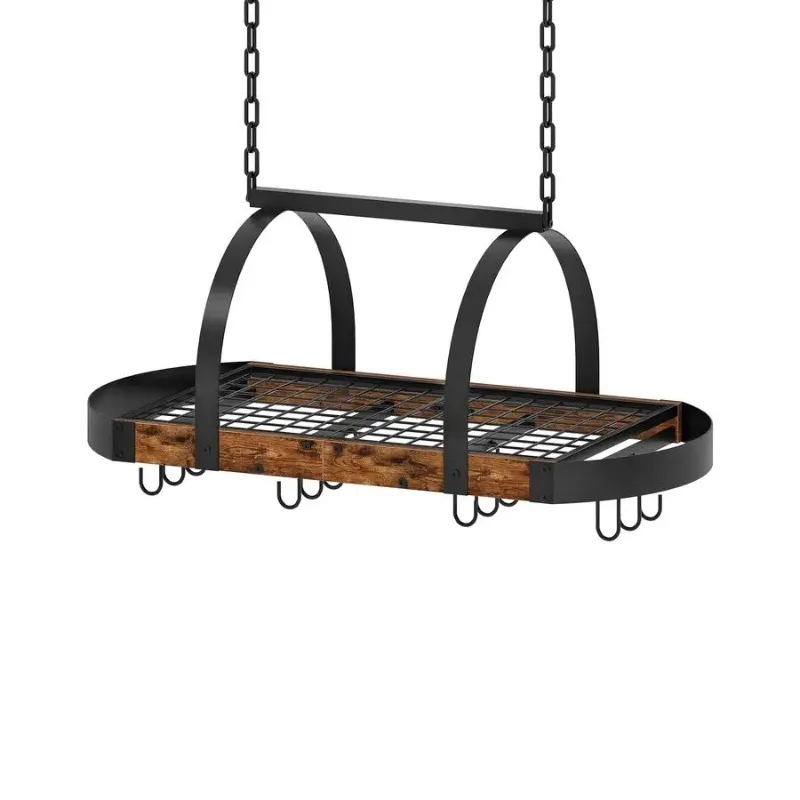 【2026】Pot Rack, Pot Hanger for Kitchen, Ceiling Mounted Pot Holder, Cookware Organizer with 12 SShaped Hooks, for Pot, Pan Stora
【2026】Pot Rack, Pot Hanger for Kitchen, Ceiling Mounted Pot Holder, Cookware Organizer with 12 SShaped Hooks, for Pot, Pan Stora