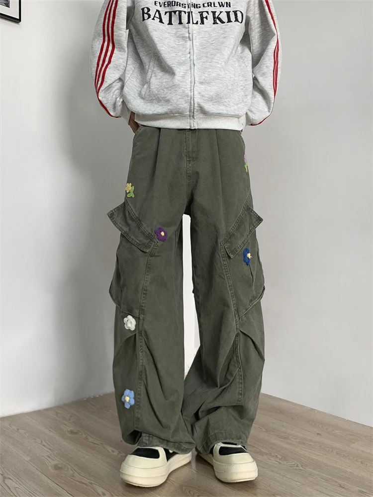 Washed Workwear Pants Men's Straight Leg Casual Trousers Spring New Style Knife Design Loose Wide Leg Comfortable Jeans
Washed Workwear Pants Men's Straight Leg Casual Trousers Spring New Style Knife Design Loose Wide Leg Comfortable Jeans