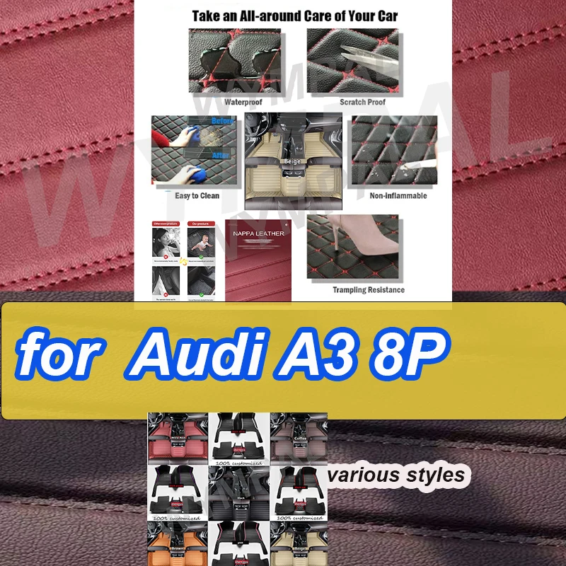 Автомобильный коврик LUXURY для Audi A3 8P 2004 ~ 2010, дропшиппинг, центральные аксессуары для интерьера, 100% подходит
Автомобильный коврик LUXURY для Audi A3 8P 2004 ~ 2010, дропшиппинг, центральные аксессуары для интерьера, 100% подходит