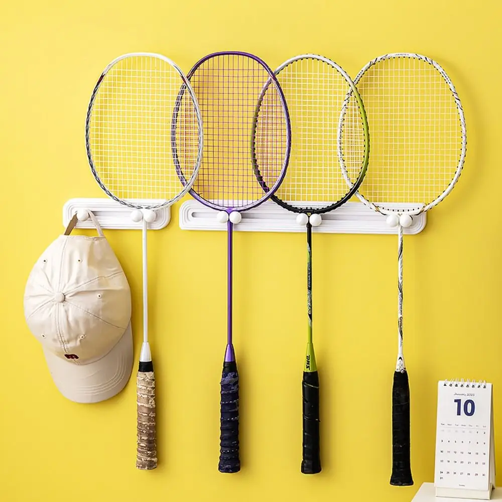 Wall Mounted Badminton Racket Holder Removable Hook Multifunctional Shuttlecocks Storage Bucket Adjustable Storage Hooks
Wall Mounted Badminton Racket Holder Removable Hook Multifunctional Shuttlecocks Storage Bucket Adjustable Storage Hooks