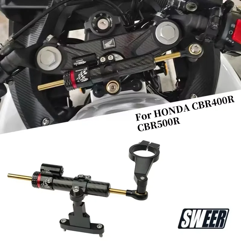 Suitable For Honda CBR400R CBR500R motorcycle modification direction damper bracket titanium size base
Suitable For Honda CBR400R CBR500R motorcycle modification direction damper bracket titanium size base