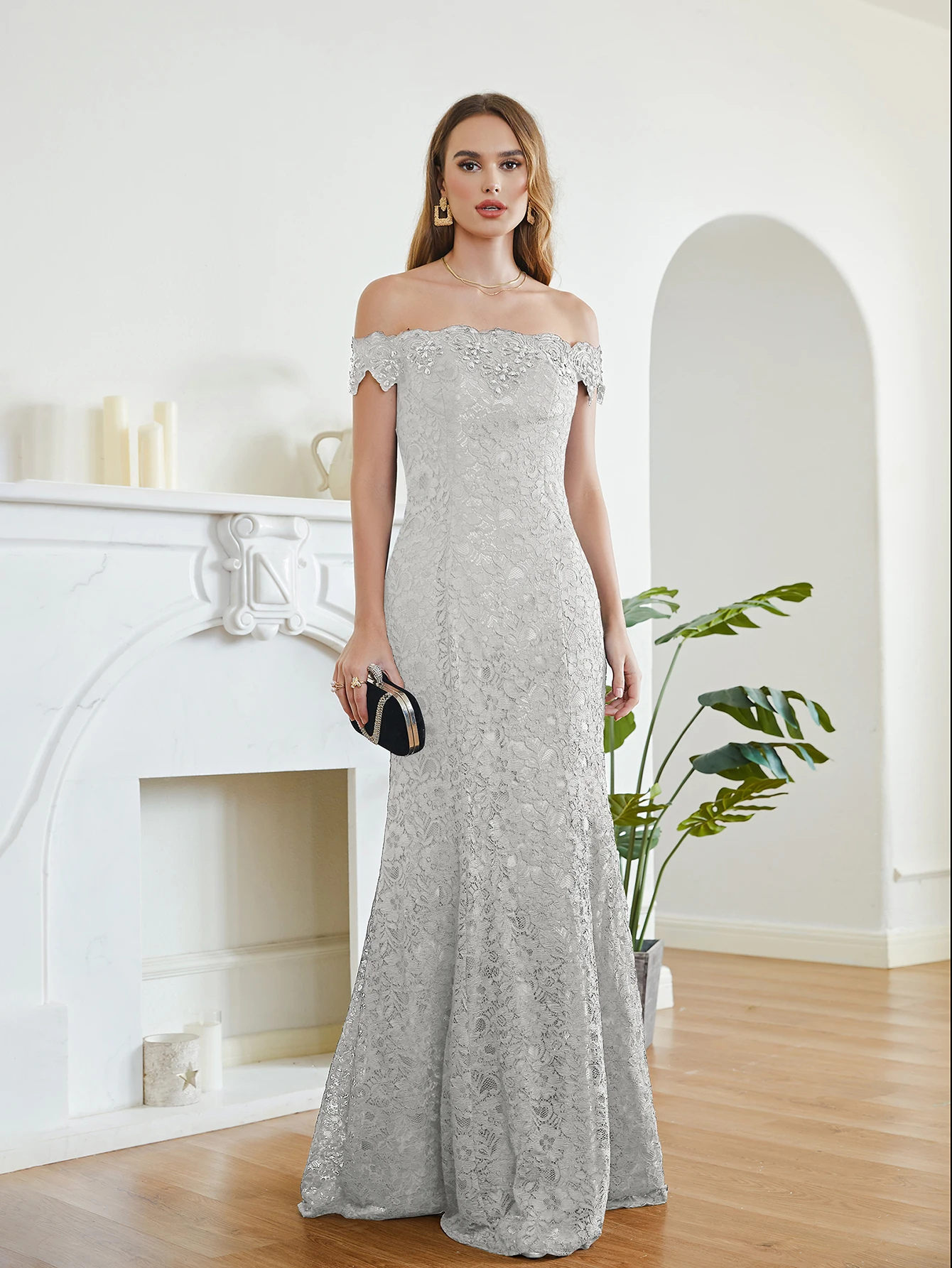 Crystal Lace Off The Shoulder Bridesmaid Dresses Long Mermaid Elegant Wedding Party Formal Evening Prom Gown Vestido De Festa
Crystal Lace Off The Shoulder Bridesmaid Dresses Long Mermaid Elegant Wedding Party Formal Evening Prom Gown Vestido De Festa