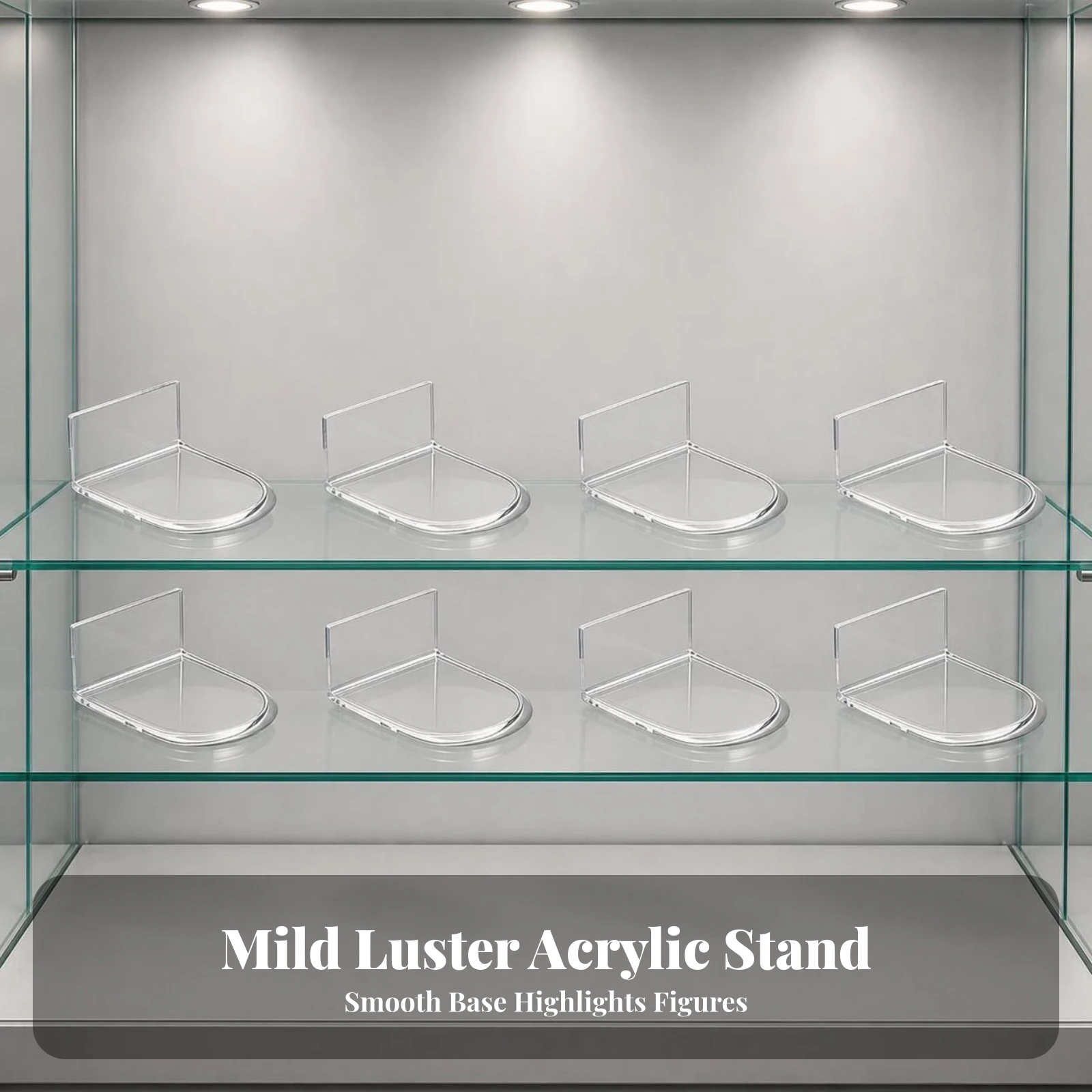 8 Pieces Acrylic L-Shaped Stand Peel-and-Stick Clear Figure Stand Home Display Drillno-Drill Thin
8 Pieces Acrylic L-Shaped Stand Peel-and-Stick Clear Figure Stand Home Display Drillno-Drill Thin