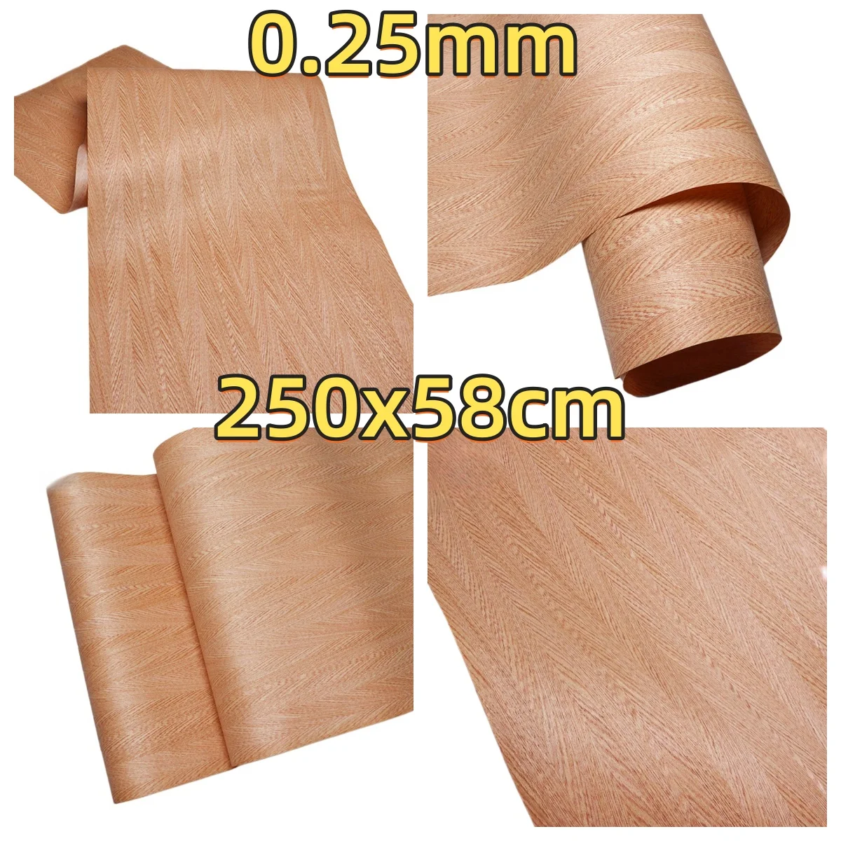 Arrow Tech Veneer, 0.25mm, 250x58cm, For 3D Model Surface Decoration & Reviving Old Furniture.(Backing Non-woven Fabric)
Arrow Tech Veneer, 0.25mm, 250x58cm, For 3D Model Surface Decoration & Reviving Old Furniture.(Backing Non-woven Fabric)