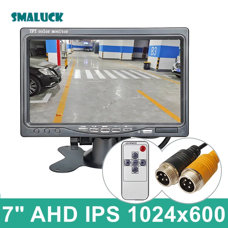 SMALUCK 7-дюймовый AHD IPS 1024x600 Автомобильный монитор Монитор заднего вида Поддержка CVBS 720P 1080P AHD Автомобильная камера 4-контактный видеовход
SMALUCK 7-дюймовый AHD IPS 1024x600 Автомобильный монитор Монитор заднего вида Поддержка CVBS 720P 1080P AHD Автомобильная камера 4-контактный видеовход