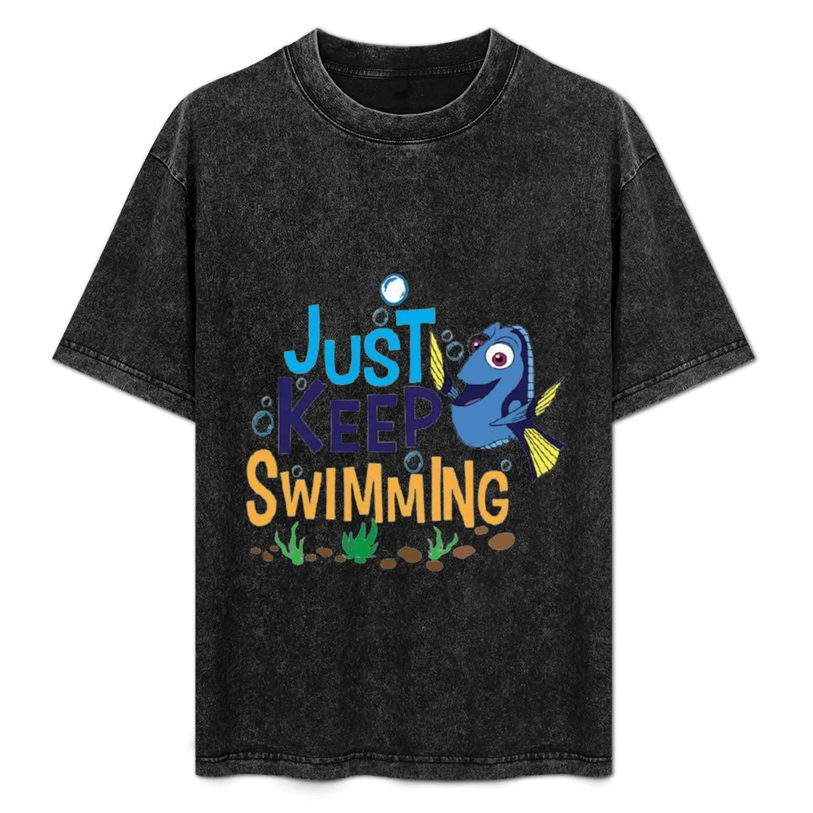 Just Keep Swimming T-Shirt Large Size Casual Short Sleeve Top
Just Keep Swimming T-Shirt Large Size Casual Short Sleeve Top