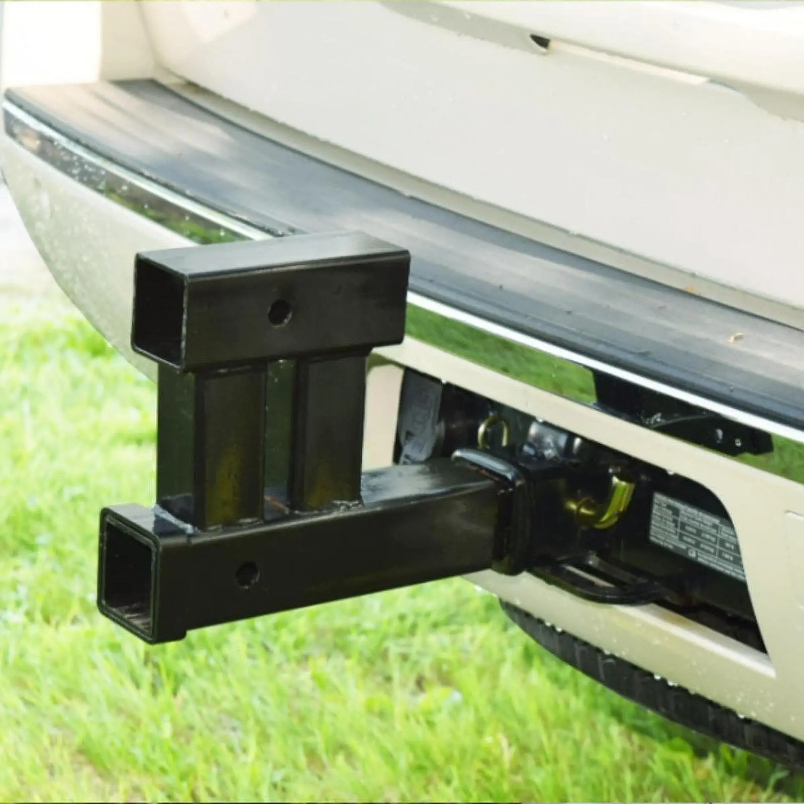 Functional Black Iron Trailer Hitch Extender Adapter 2 Inch Dual Tow Receiver for Cargo RV Modification Tools
Functional Black Iron Trailer Hitch Extender Adapter 2 Inch Dual Tow Receiver for Cargo RV Modification Tools