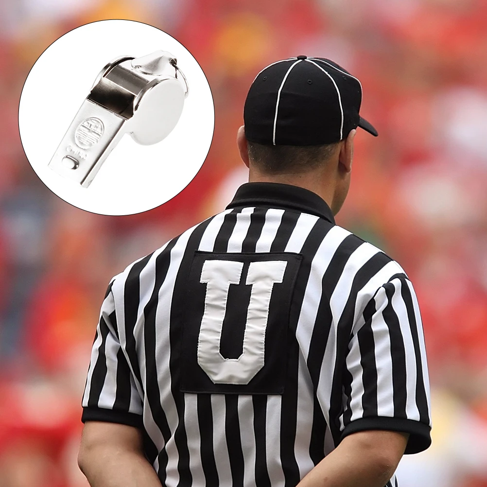 10 Pcs Referee Whistle Durable Metal Lightweight Portable Outdoor Tool Key Chain Camping Travel Safety Equipment
10 Pcs Referee Whistle Durable Metal Lightweight Portable Outdoor Tool Key Chain Camping Travel Safety Equipment