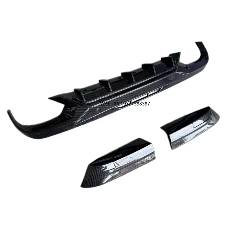 High Quality ALN Style Dry Carbon Fiber Rear Diffuser Rear Lip Rear Bumper Diffuser for X6M F96/LCI X5M F95 Body Kit
High Quality ALN Style Dry Carbon Fiber Rear Diffuser Rear Lip Rear Bumper Diffuser for X6M F96/LCI X5M F95 Body Kit