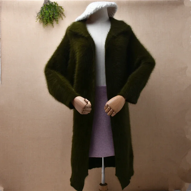 female women winter thick warm mink cashmere knitted long sleeves loose cardigan mantle angora fur jacket coat sweater mantle
female women winter thick warm mink cashmere knitted long sleeves loose cardigan mantle angora fur jacket coat sweater mantle
