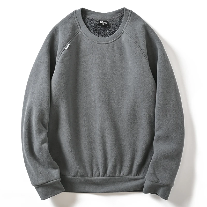 Thickened Fleece Double-sided Velvet Men's Casual round Neck Warm Sweatshirt Resist Cold down to -20 Degrees Ultra-Insulated
Thickened Fleece Double-sided Velvet Men's Casual round Neck Warm Sweatshirt Resist Cold down to -20 Degrees Ultra-Insulated