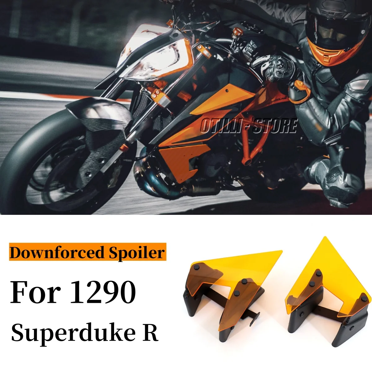 Для 1290 SUPERDUKE Super Duke R мотоцикла, пуховые голые боковые спойлеры, фиксированный обтекатель крыльев, аэродинамический воздушный дефлектор 
Для 1290 SUPERDUKE Super Duke R мотоцикла, пуховые голые боковые спойлеры, фиксированный обтекатель крыльев, аэродинамический воздушный дефлектор