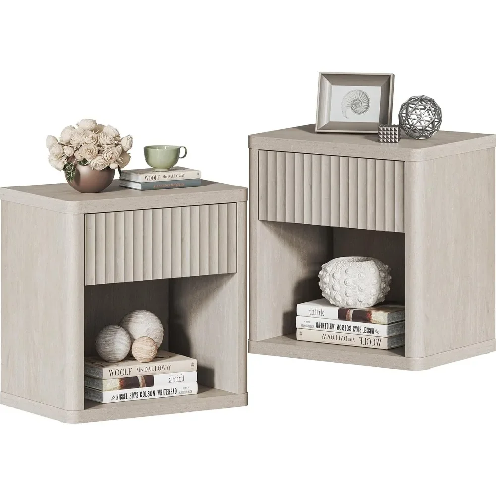 Night Stand Set of 2 Nightstands with Drawer Storage Bed Side Table End Table Large Modern Wood Wide Bedside Stand
Night Stand Set of 2 Nightstands with Drawer Storage Bed Side Table End Table Large Modern Wood Wide Bedside Stand