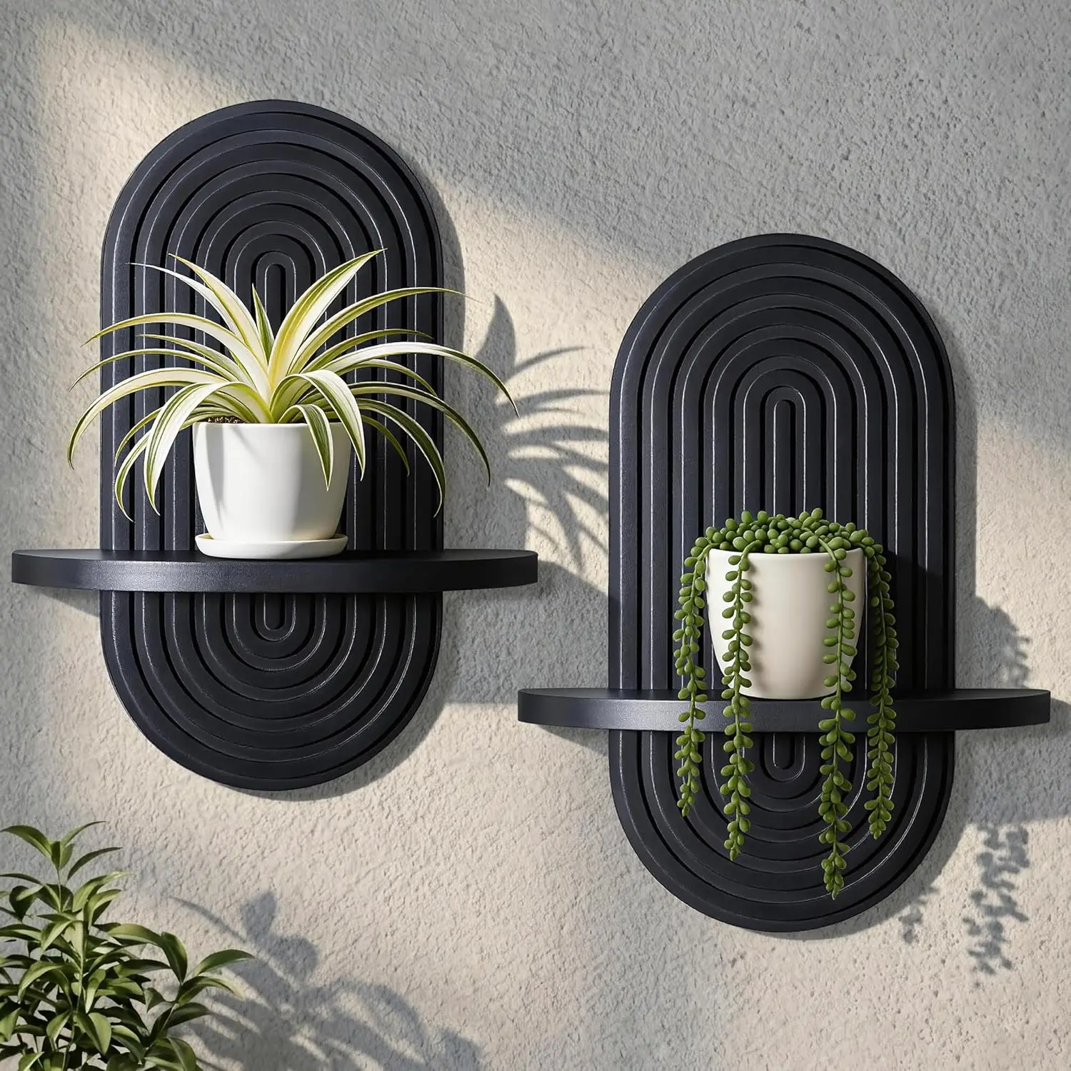 Set of 2 Boho Arched Floating Shelves 15.7”x 7.8”3D Wooden Hanging Shelf for Living Room Bedroom Nursery Mid Century
Set of 2 Boho Arched Floating Shelves 15.7”x 7.8”3D Wooden Hanging Shelf for Living Room Bedroom Nursery Mid Century