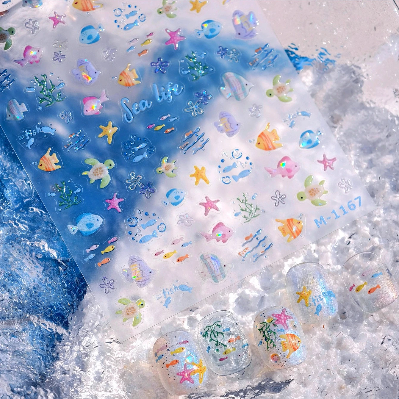 Gorgeous Turtle Tropical Fishs Deep-sea Fish Starfish Bubbles Ocean Sea Grass Shell Nail Art Stickers Manicure Decals Decoration
Gorgeous Turtle Tropical Fishs Deep-sea Fish Starfish Bubbles Ocean Sea Grass Shell Nail Art Stickers Manicure Decals Decoration