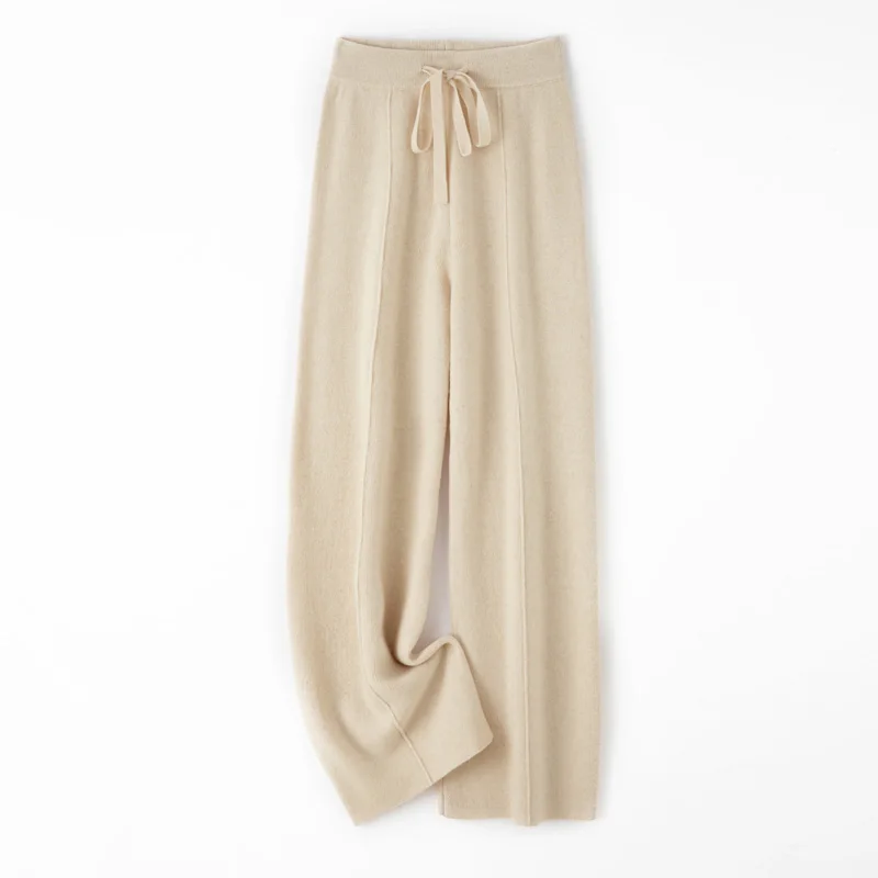Spring/Summer Solid Color Women's New Pants with Drawstring Outwear High end Lightweight Pants
Spring/Summer Solid Color Women's New Pants with Drawstring Outwear High end Lightweight Pants
