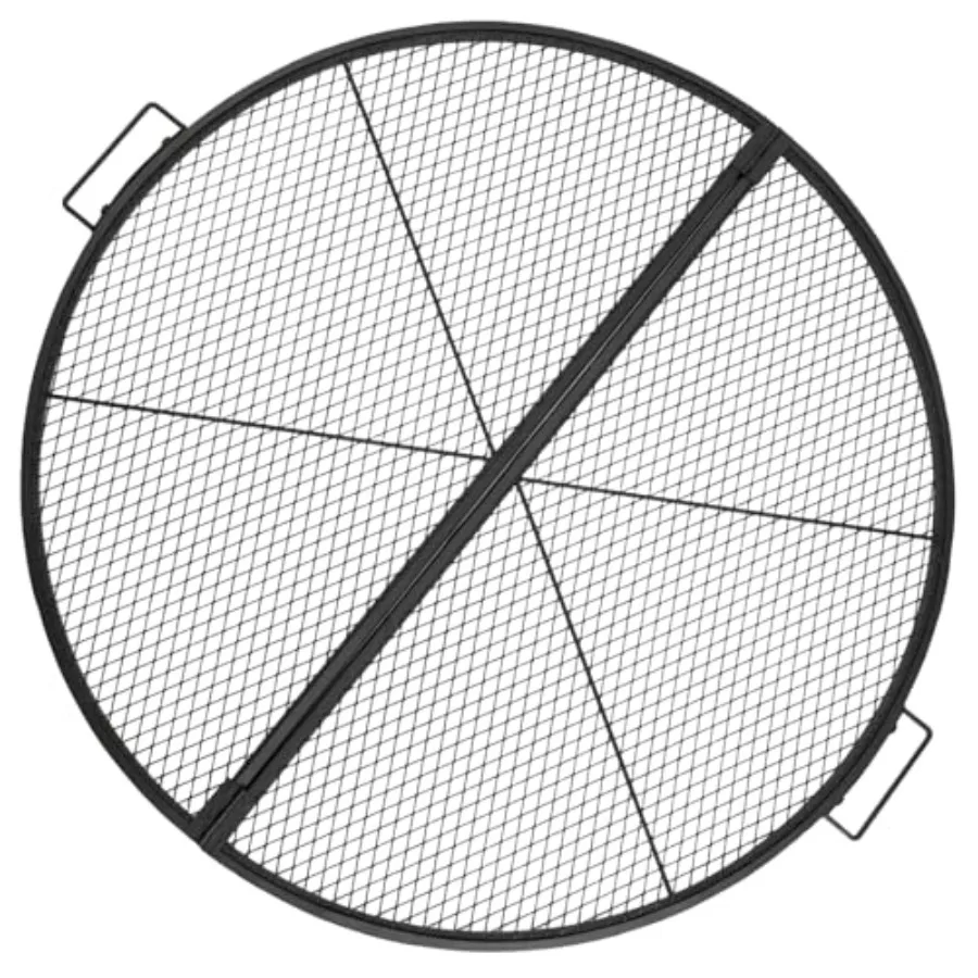 Heavy Duty Folding Round Campfire Grill Grid 36 inch for Outdoor Party Gathering X-Marks Fire Pit Cooking Grill Grate with Supp
Heavy Duty Folding Round Campfire Grill Grid 36 inch for Outdoor Party Gathering X-Marks Fire Pit Cooking Grill Grate with Supp