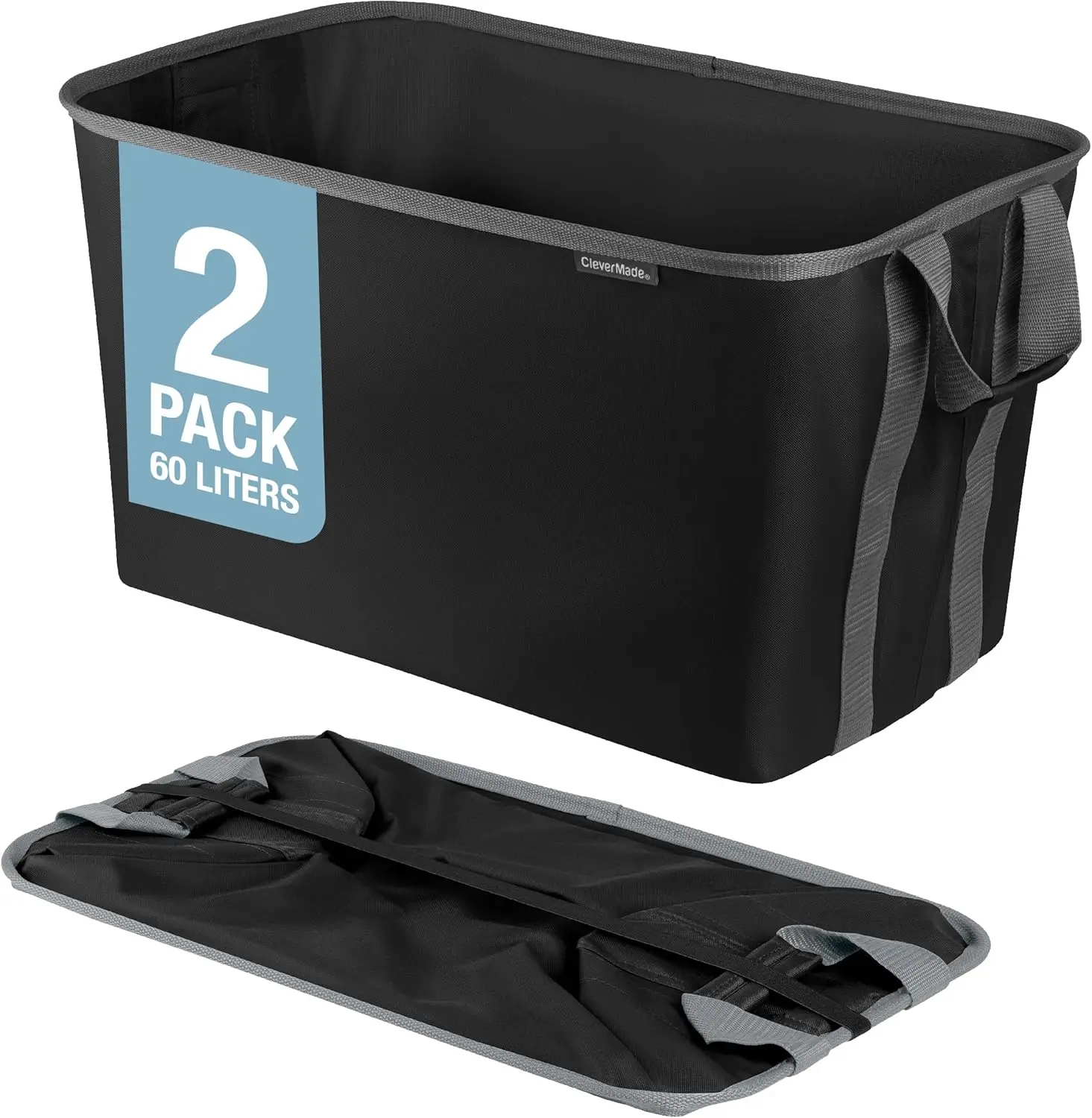 Складные корзины для белья, Midnight Black/Shadow Grey 2PK — 60 л (16 галлонов), складная корзина для белья с прочной всплывающей проволочной рамой
Складные корзины для белья, Midnight Black/Shadow Grey 2PK — 60 л (16 галлонов), складная корзина для белья с прочной всплывающей проволочной рамой