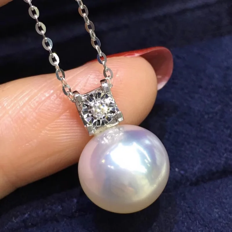 18 inch HUGE AAAAA Round 11-12mm natural AKOYA white pearl Pendant necklace 925S
18 inch HUGE AAAAA Round 11-12mm natural AKOYA white pearl Pendant necklace 925S