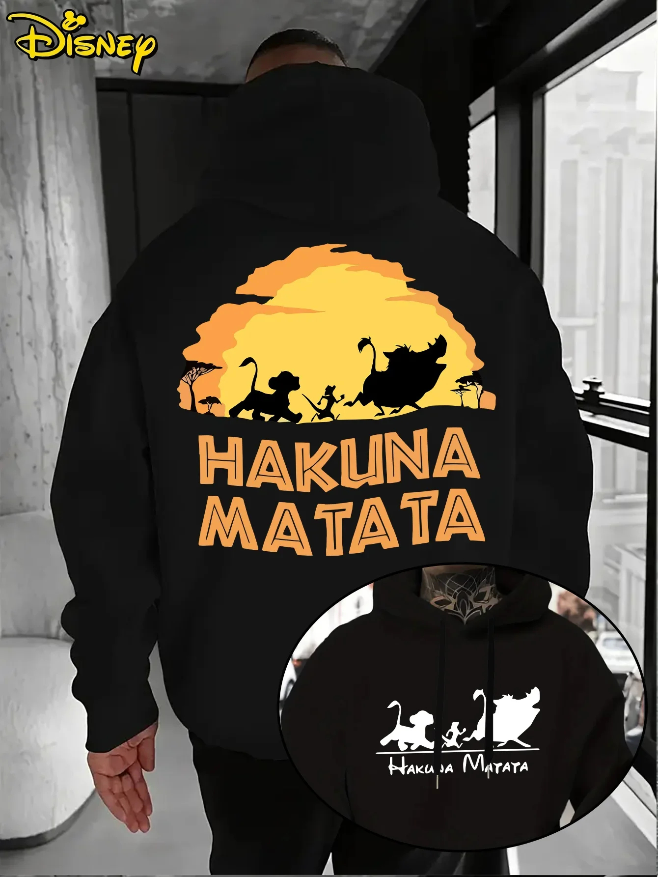 Disney Lion King Men's Sweatshirt Autumn and Winter Warm Hoodie Fashionable Versatile Pullover Hot-Selling Men's Wear
Disney Lion King Men's Sweatshirt Autumn and Winter Warm Hoodie Fashionable Versatile Pullover Hot-Selling Men's Wear