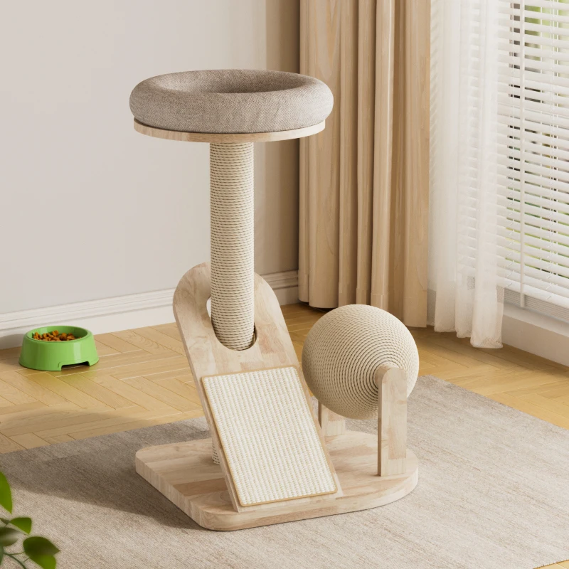 High Quality Pet Natural Sisal Toy Cat Interactive Climbing Frame Durable Cat Scratching Tree
High Quality Pet Natural Sisal Toy Cat Interactive Climbing Frame Durable Cat Scratching Tree